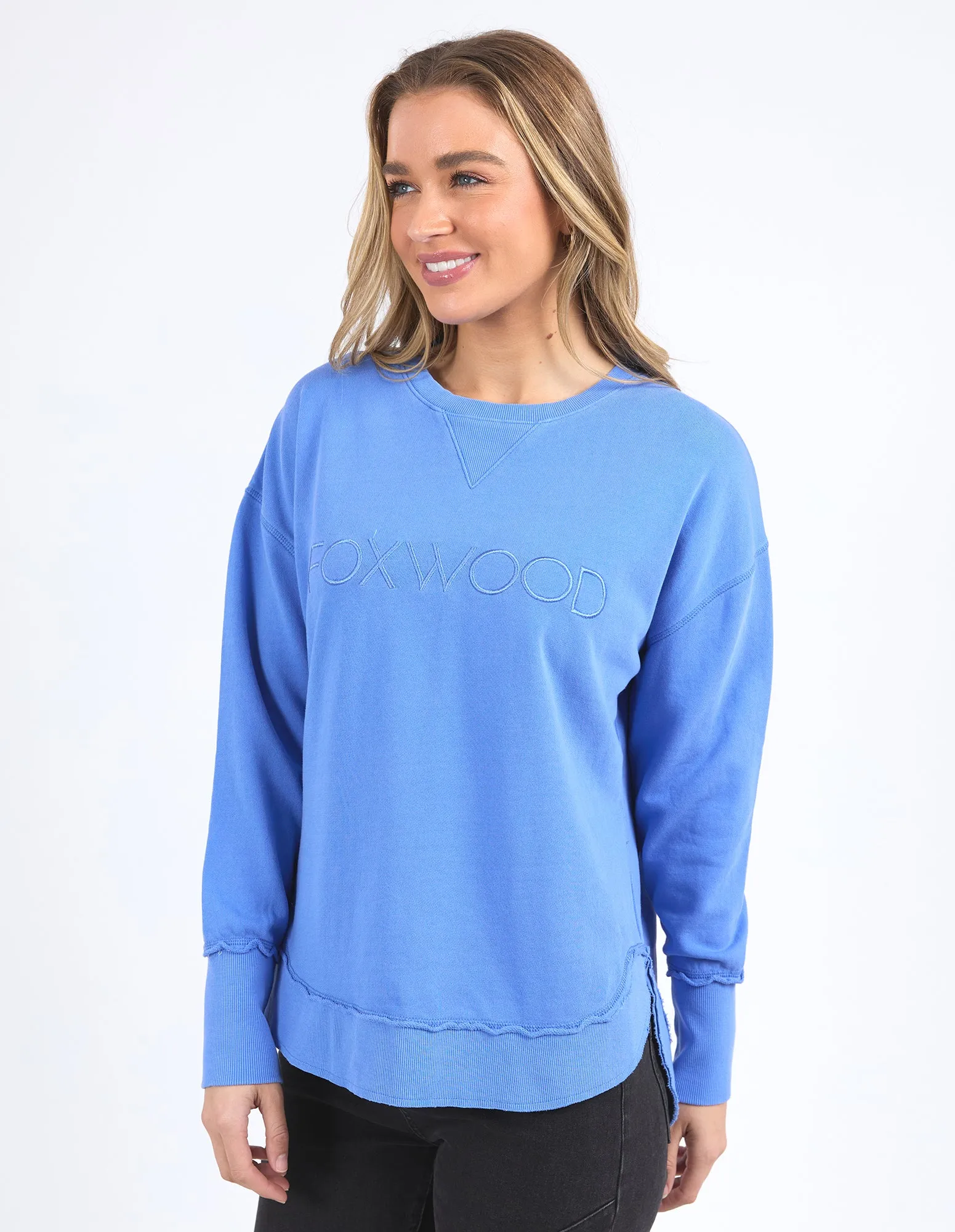 Foxwood Simplified Crew Cobalt