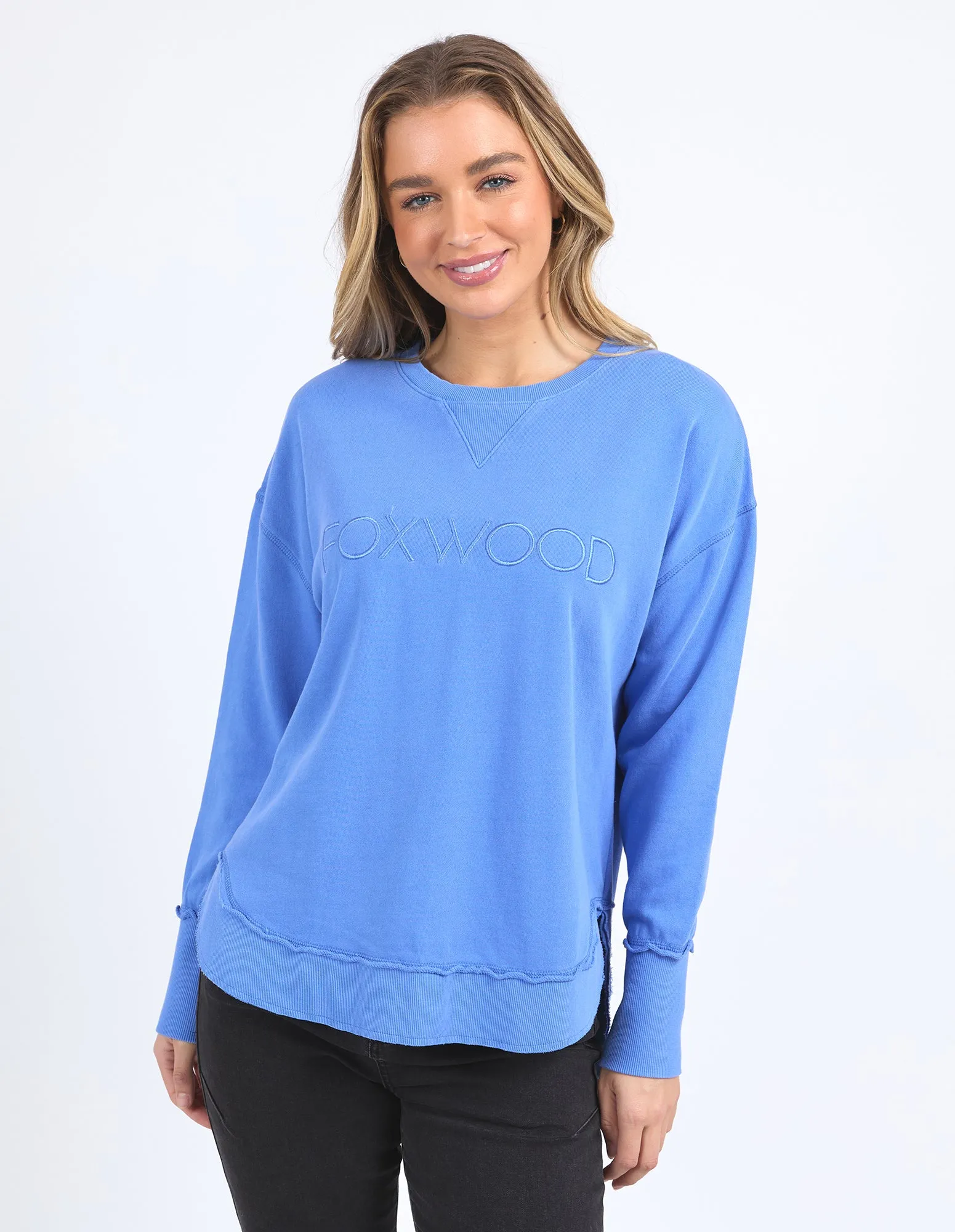 Foxwood Simplified Crew Cobalt