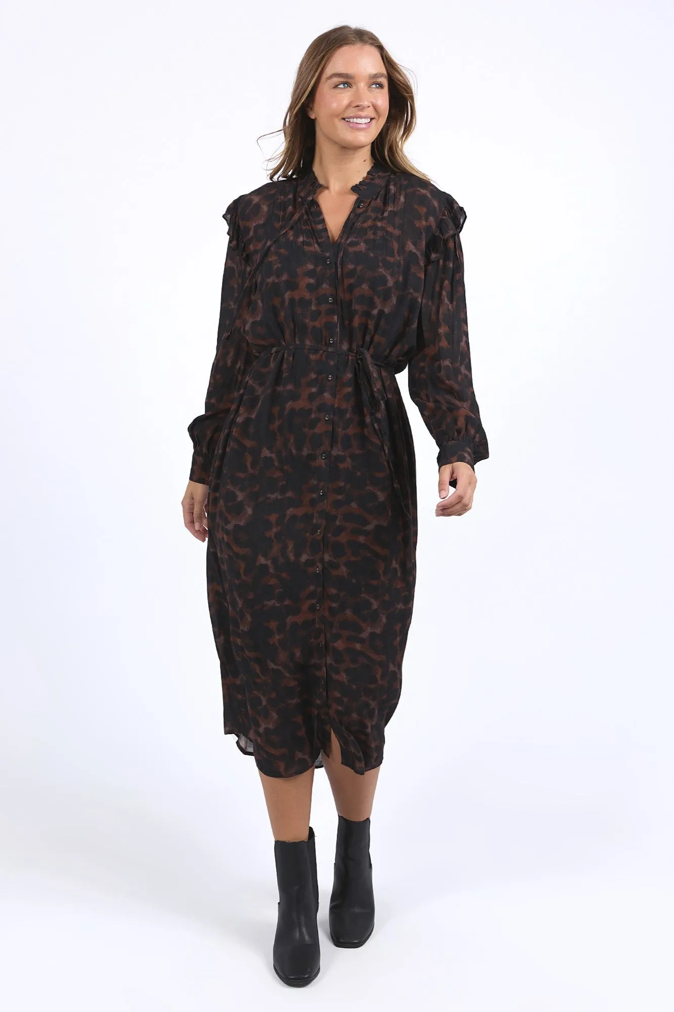 Foxwood Tulliana Leopard Dress Leopard Print