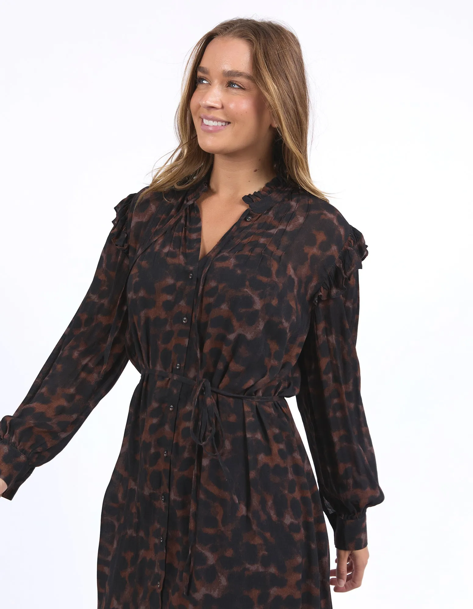 Foxwood Tulliana Leopard Dress Leopard Print