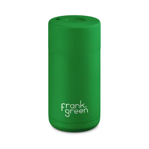 Frank Green 12oz/355ml Reusable Ceramic Cup Evergreen Push Lid