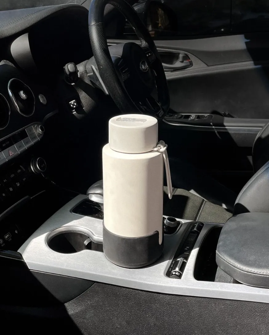 Frank Green Car Cup Holder Expander Midnight Black