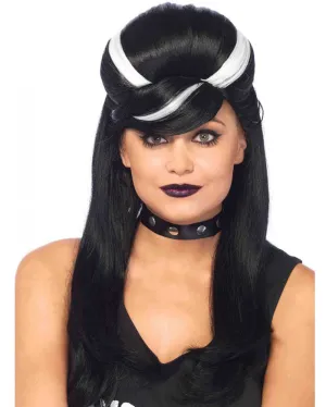 Frankie Monster Long Black Wig