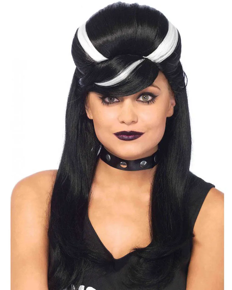 Frankie Monster Long Black Wig