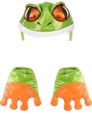 Frog Headband and Gloves Deluxe Set