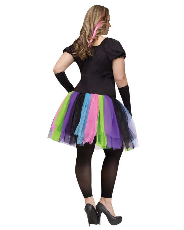 Funky Punk Bones Womens Plus Size Costume