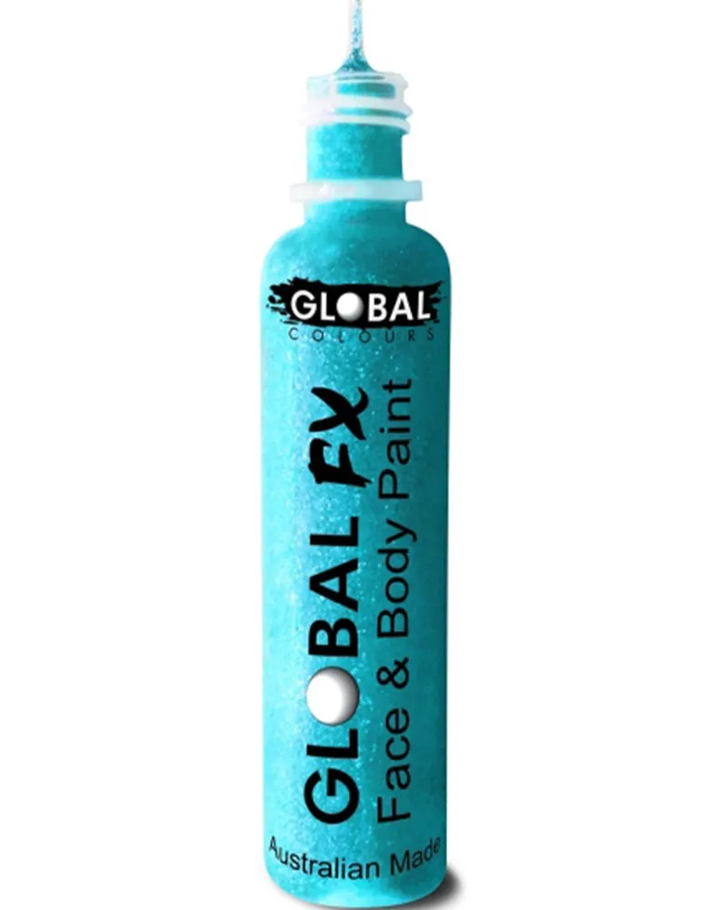 FX Body Glitter Iridescent Sky Blue Applicator 36ml