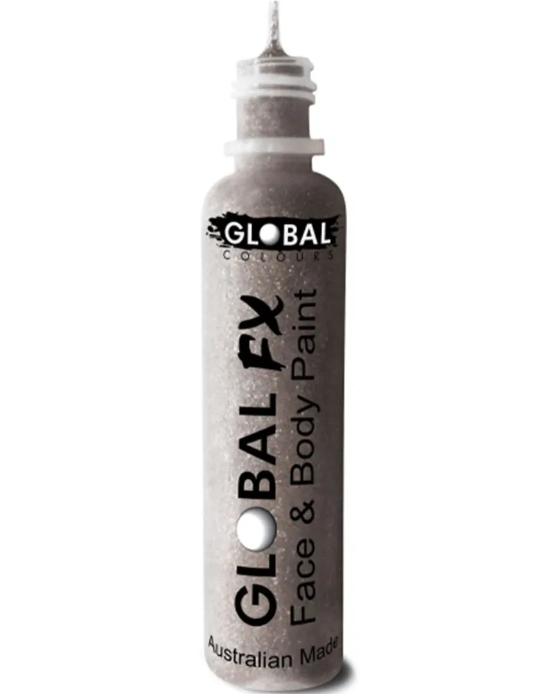 FX Body Glitter Silver Applicator 36ml