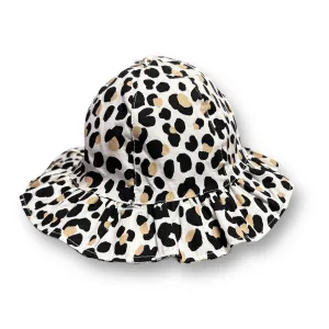 Girls Children's Place Size 6-12 Months Black & White Reversible Sun Hat