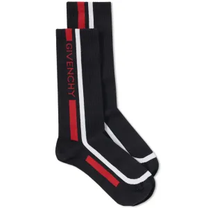 Givenchy Black Logo Socks