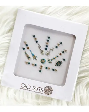 Glo Tatts Baby Blue Bindi Set