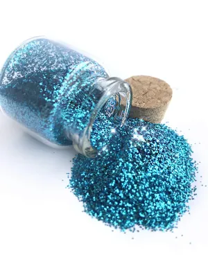 Glo Tatts Bio Glo Biodegradable Body Glitter Serene Blue 12g