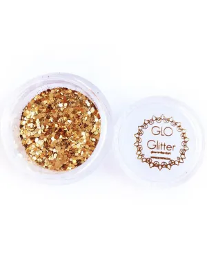 Glo Tatts Glow in the Dark Body Glitter Gold Glitz 10g