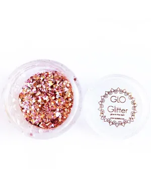 Glo Tatts Glow in the Dark Body Glitter Peachy Keen 10g