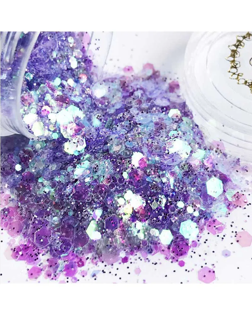 Glo Tatts Glow in the Dark Body Glitter Sea Nymph 10g