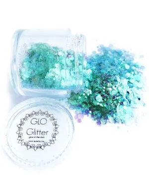 Glo Tatts Glow in the Dark Body Glitter Siren Scale 10g