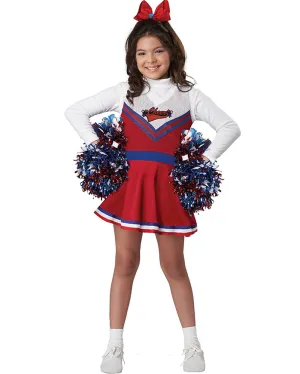 Go Team Cheerleader Deluxe Girls Costume