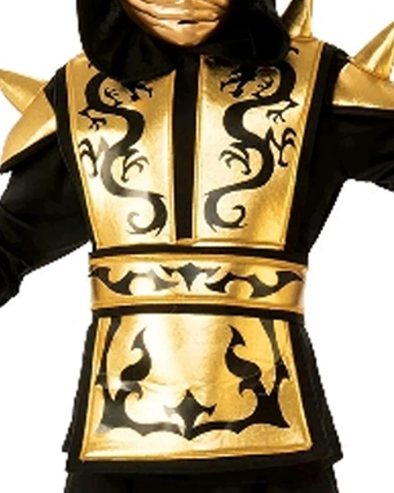 Gold Ninja Boys Costume