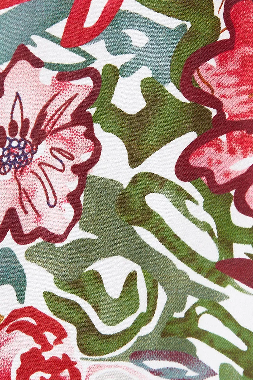 Gordon Smith English Rose Cotton Print Shirt Rose
