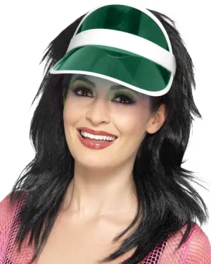 Green 80s Sun Visor