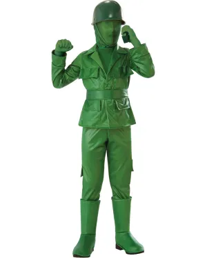 Green Army Man Boys Costume