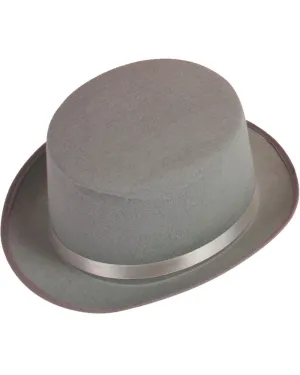 Grey Felt Top Hat