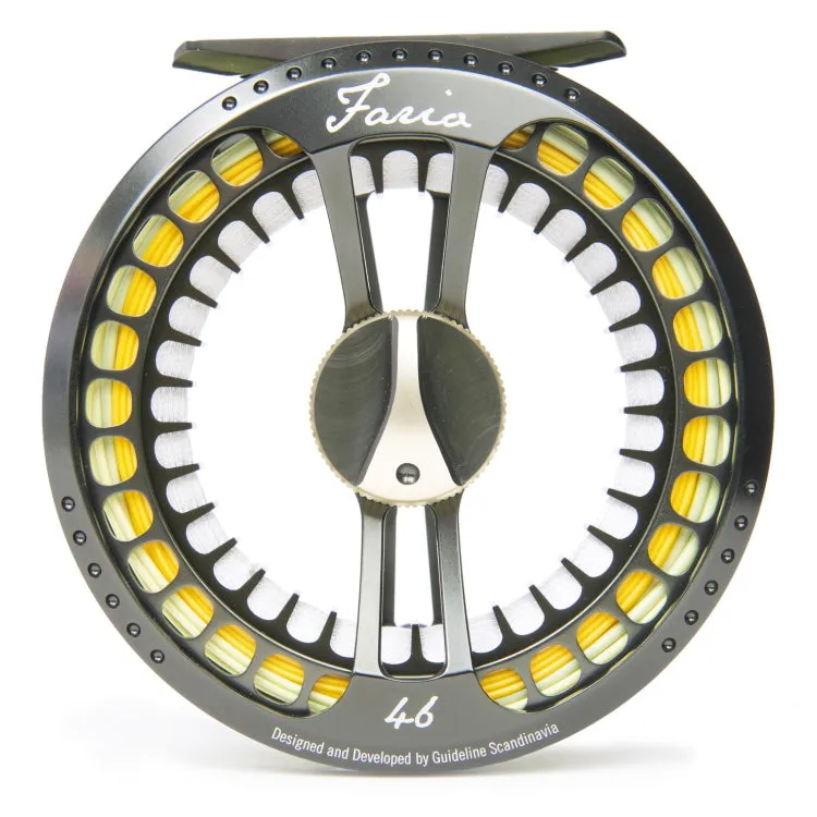 Guideline Fario LW Fly Reels - Dark Grey Green/Gold