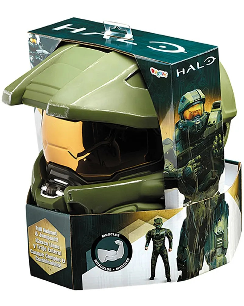 Halo Master Chief Deluxe Muscle Chest Mens Costume