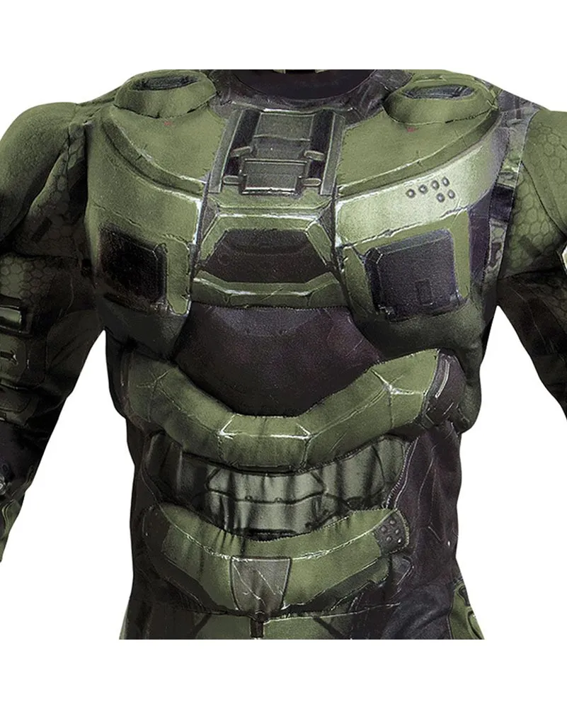 Halo Master Chief Deluxe Muscle Chest Mens Costume