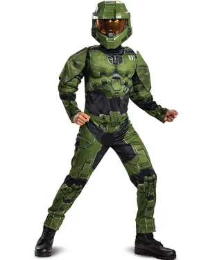Halo Master Chief Infinite Muscle Boys Costume