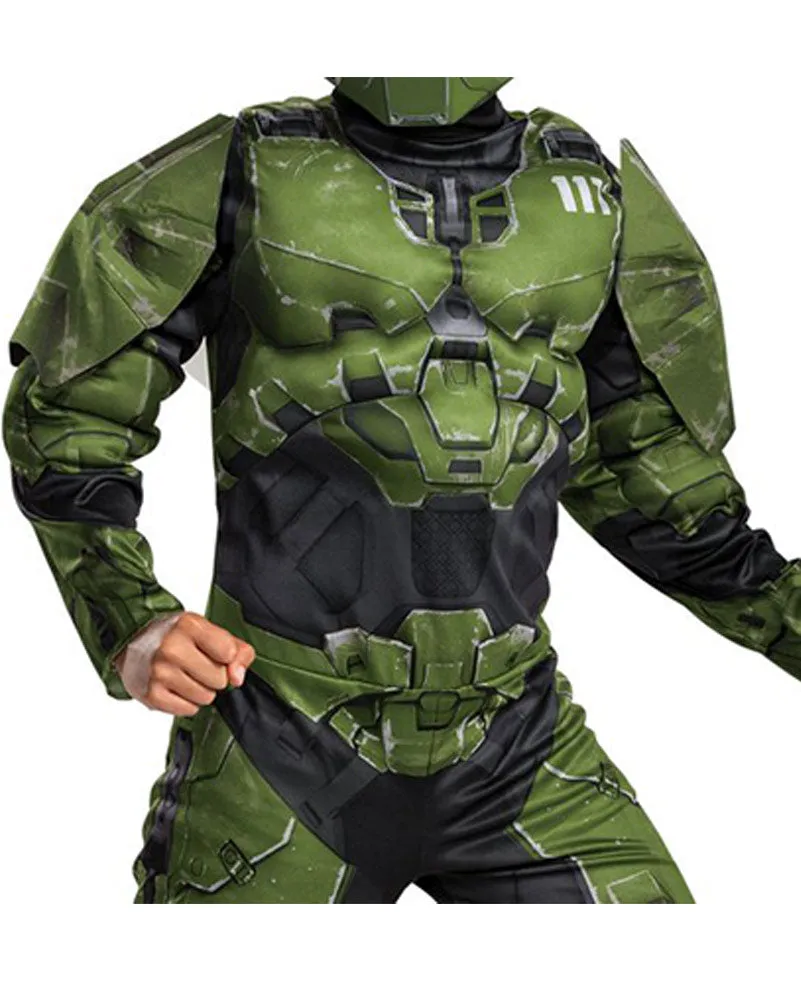 Halo Master Chief Infinite Muscle Boys Costume
