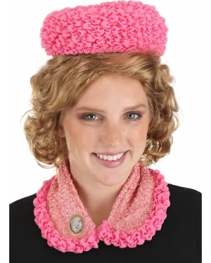 Harry Potter Dolores Umbridge Deluxe Hat Collar and Cat Pin Set