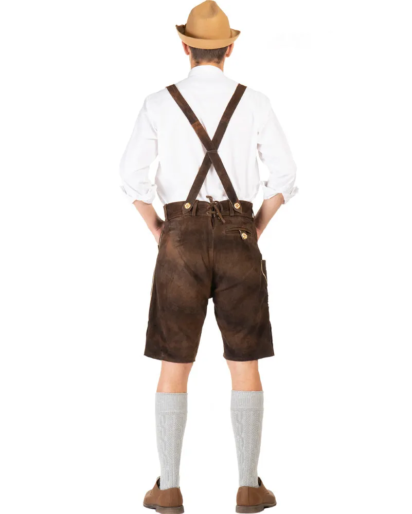 Heinrich Authentic Leather Lederhosen Mens Costume