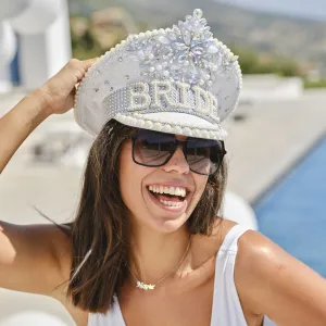 Hen Weekend Rhinestone & Pearl Embellished Bride Hen Party Hat