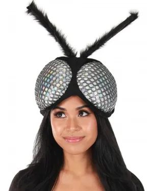 Holographic Fly Eyes Plush Deluxe Headband