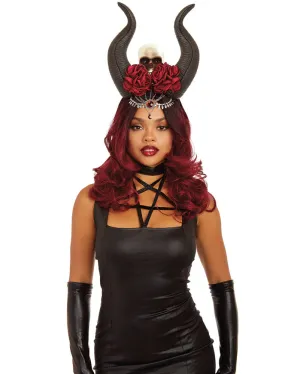 Horn and Skull Headpiece
