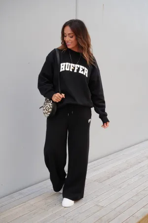 Huffer Easy Trackpant Black