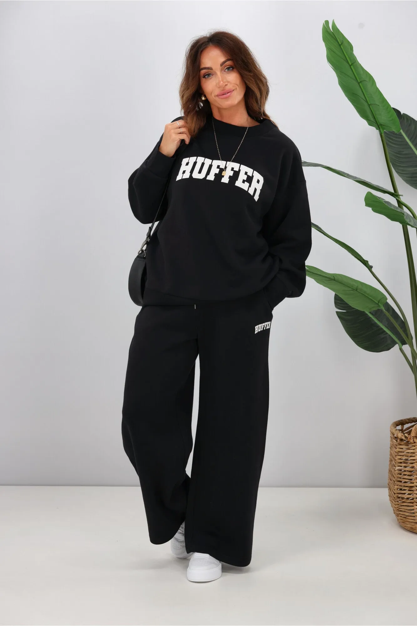 Huffer Easy Trackpant Black