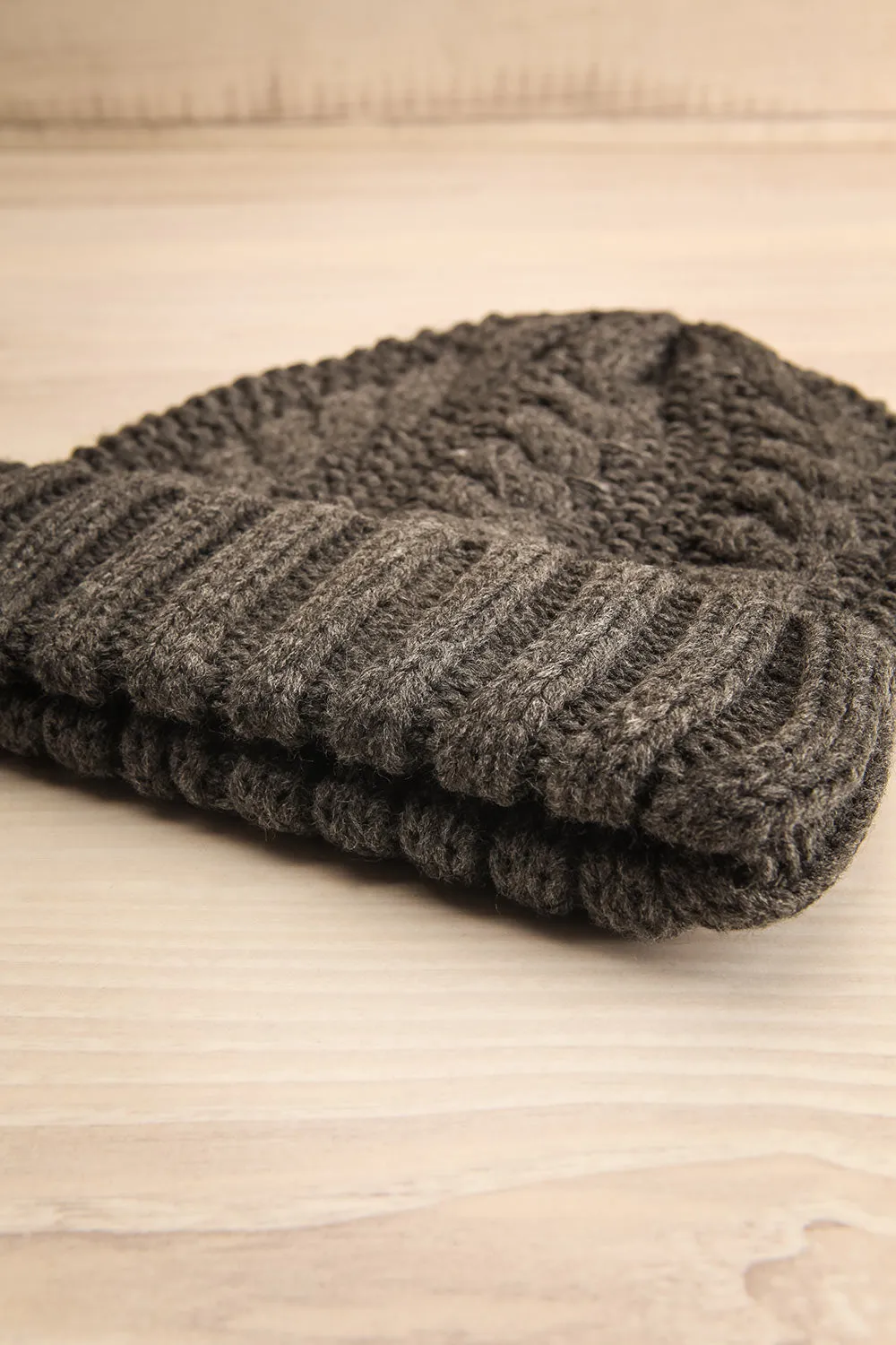 Hydrus Dark Grey | Knit Tuque
