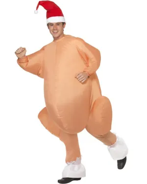 Inflatable Christmas Roast Turkey Adult Costume