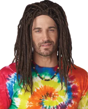 Island Dreads Long Brown Wig