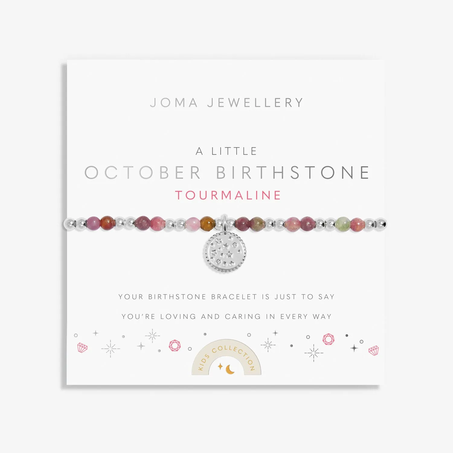 Joma Jewellery Childrens A Little October Birthstone Bracelet