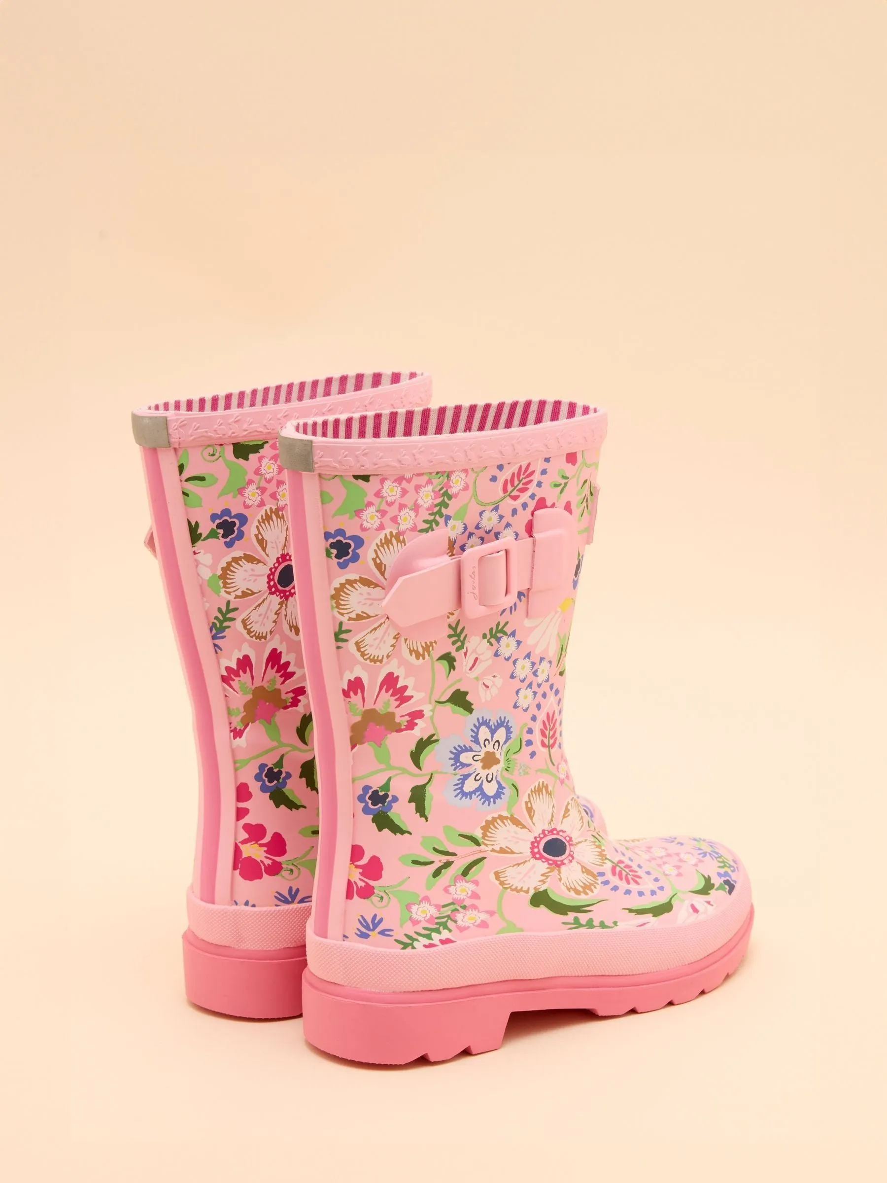 Joules Girls Printed Tall Wellies