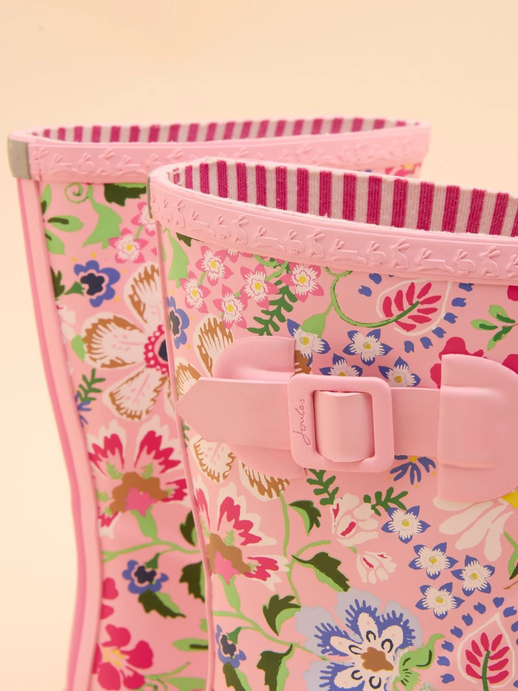 Joules Girls Printed Tall Wellies