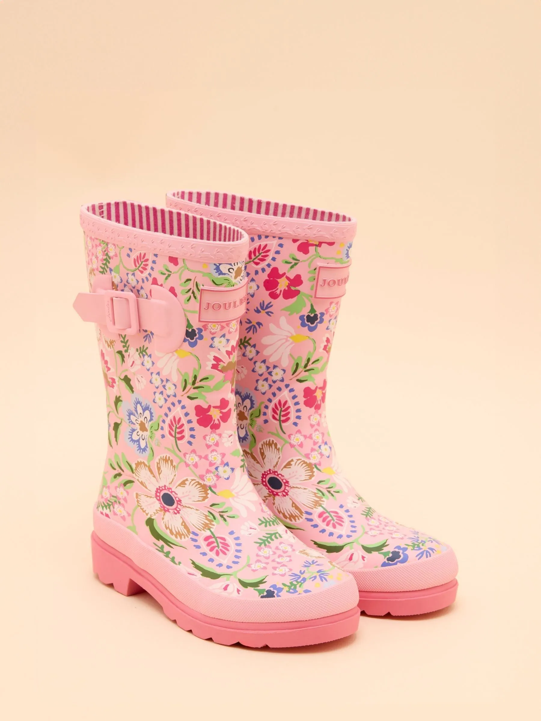 Joules Girls Printed Tall Wellies