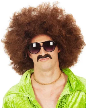 Jumbo Curly Brown Wig