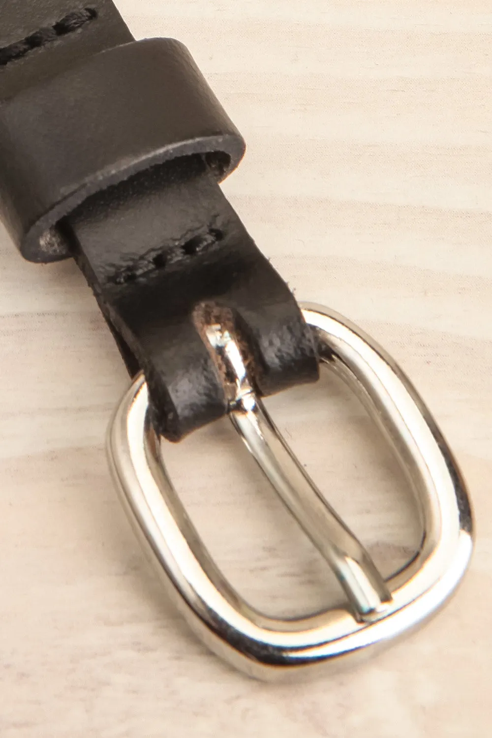 Keala Black | Leather Belt