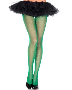 Kelly Green Fishnet Stockings