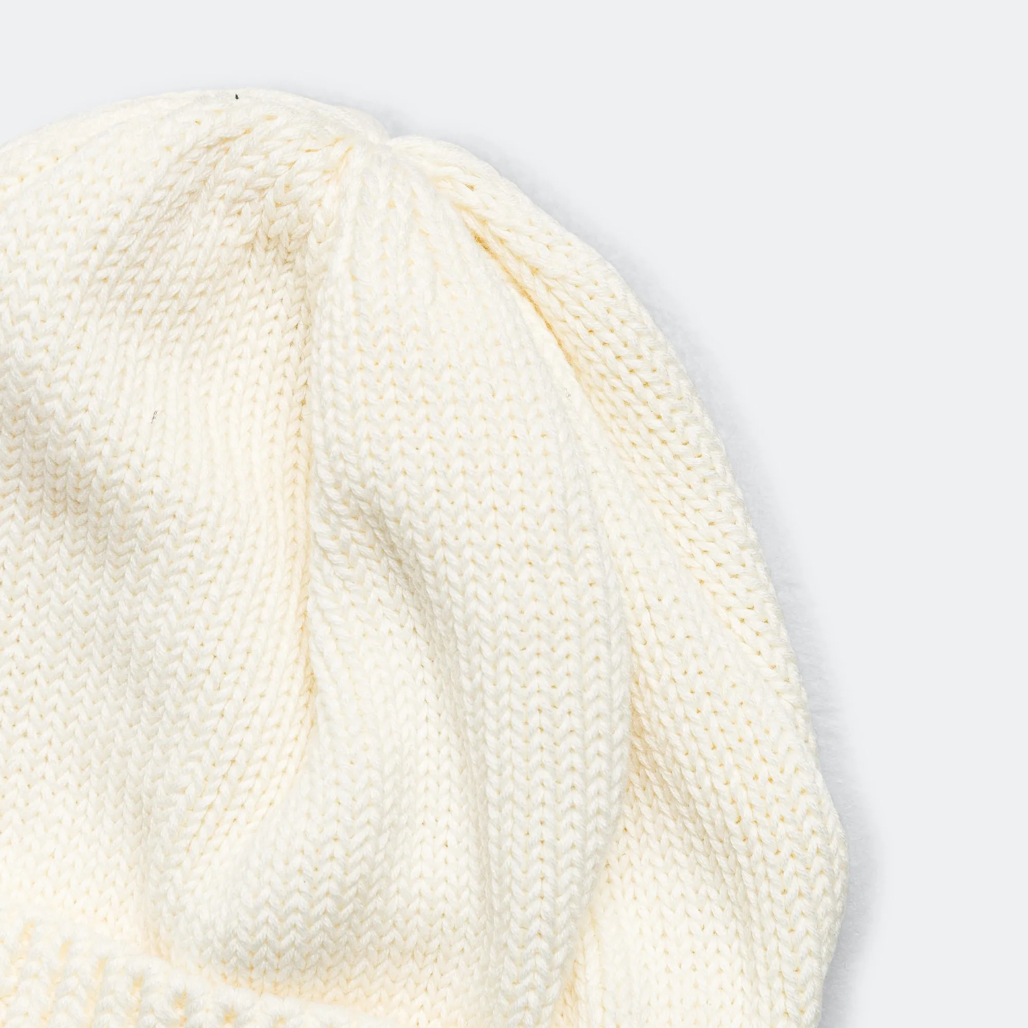 Knit Roll Watch Cap - Ecru