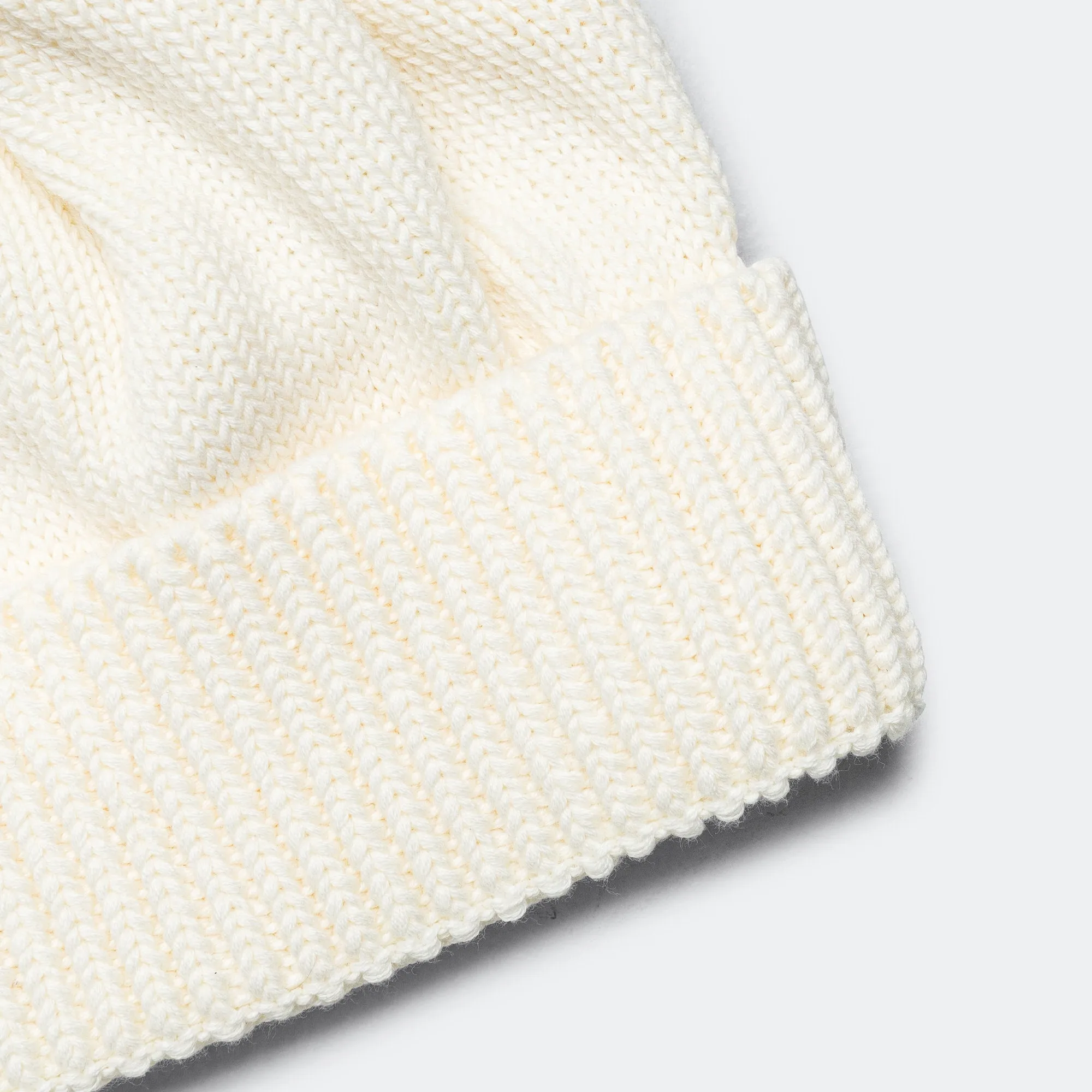 Knit Roll Watch Cap - Ecru
